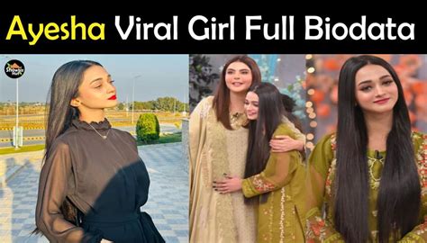 Mera Dil Ye Pukary Aaja viral dance girl this time gearing up for the release of her song Sukoon alongside CJ Dhillon. . Ayesha viral girl full name